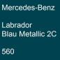 Preview: Mercedes-Benz, Labrador Blau Metallic 2C, 560.